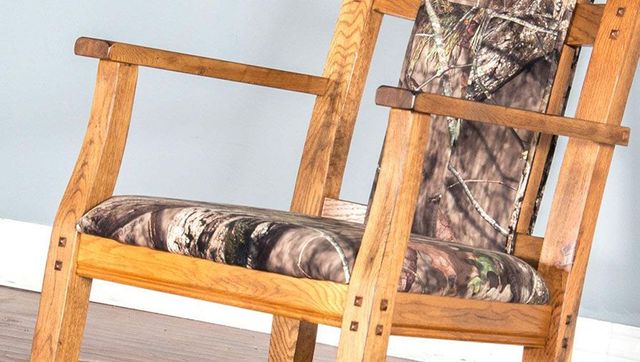 Sunny Designs Sedona Rustic Oak Rocker with Cushion Seat & Back 2