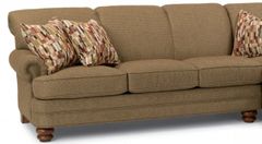 Flexsteel® Bay Bridge Fabric Left-Arm-Facing Sofa with Nailhead Trim