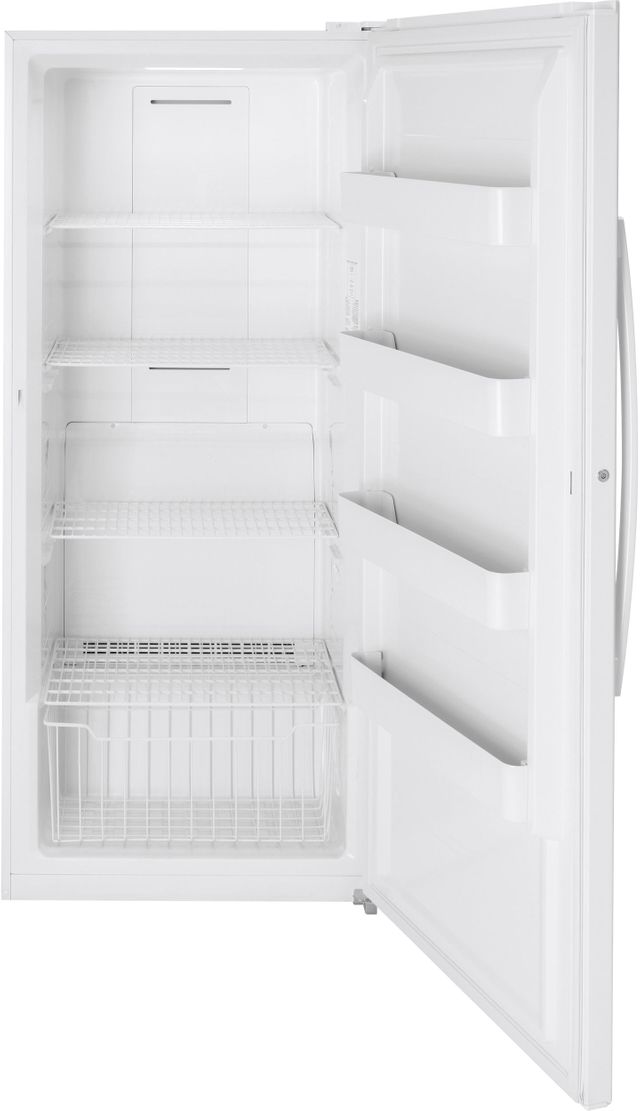 GE® 21.3 Cu. Ft. White Upright Freezer-1
