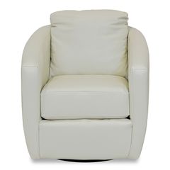 Southern Motion Daisy Cream Leather Accent Chair