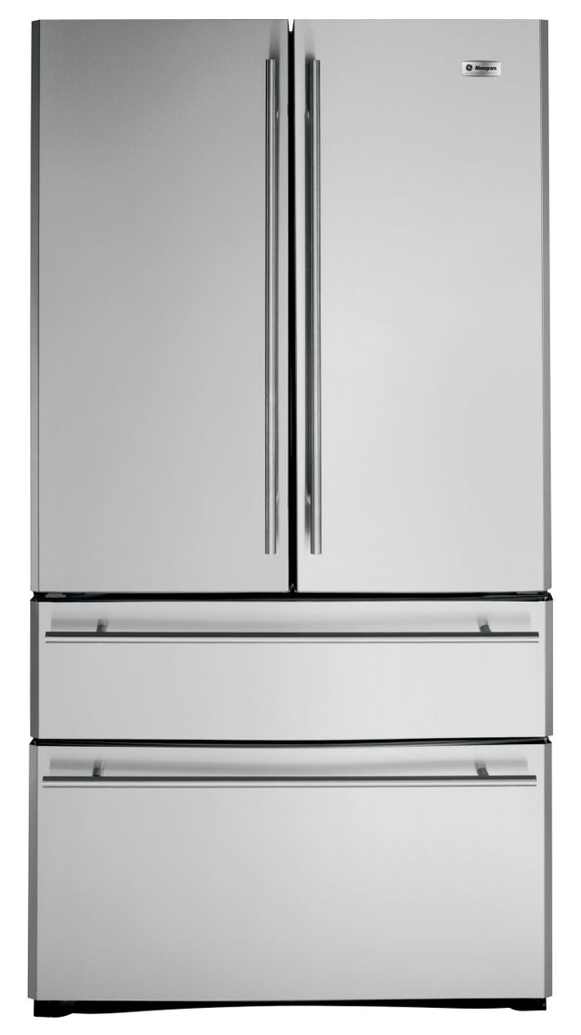20.7 Cu. Ft. Monogram® - French Door Two Drawer Freestanding Refrigerator: Stainless Steel