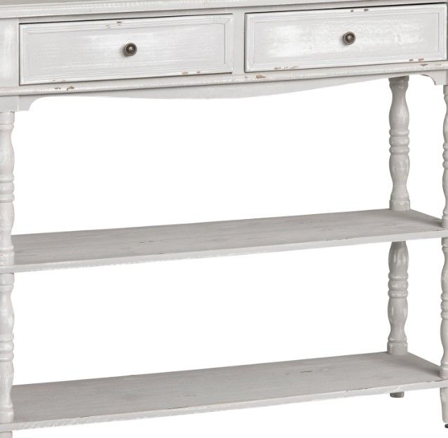 Crestview Collection Weston Chalk Grey Console Table-1