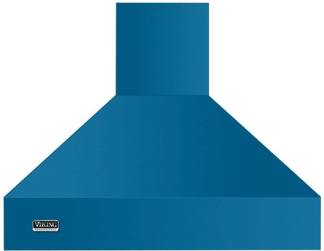 Viking® 5 Series 48" Alluvial Blue Professional Chimney Wall Mounted Range Hood