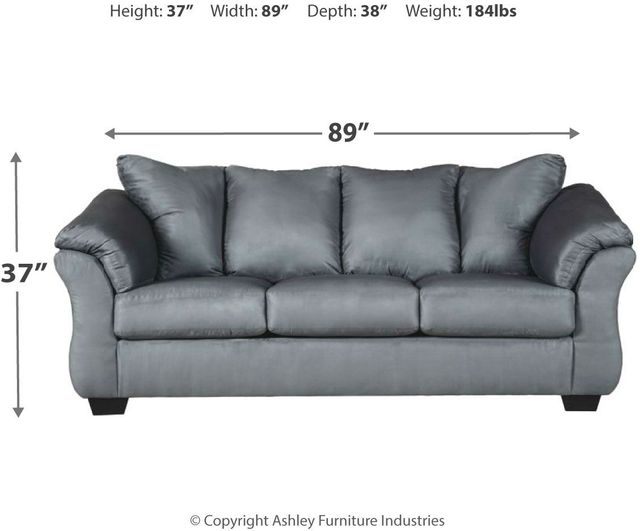 Signature Design by Ashley® Darcy Cobblestone Full Sofa Sleeper 34
