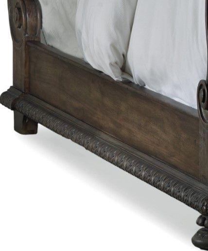 Hooker® Furniture Rhapsody Grey/Reclaimed Natural King Sleigh Bed 1