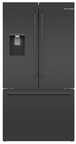 Bosch® 500 Series 21.6 Cu. Ft. Black Stainless Steel Counter Depth French Door Refrigerator