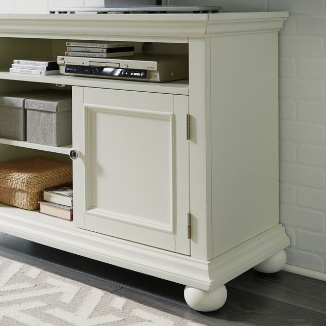 homestyles® Dover Off-White Entertainment Stand 4