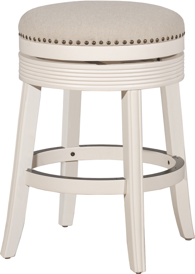 Hillsdale Furniture Tillman White Wood Counter Height Stool