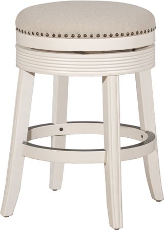 Hillsdale Furniture Tillman White Wood Counter Height Stool