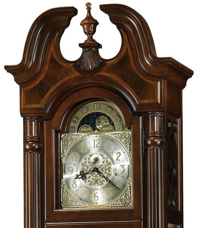 Howard Miller® Bretheran Cherry Bordeaux Grandfather Clock 1