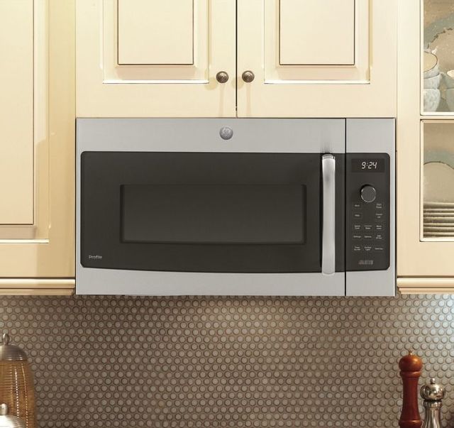 GE® 1.7 Cu. Ft. Stainless Steel Over The Range Microwave 3