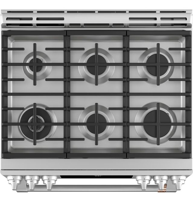 Café™ 30" Stainless Steel Free Standing Gas Range (S/D) 1