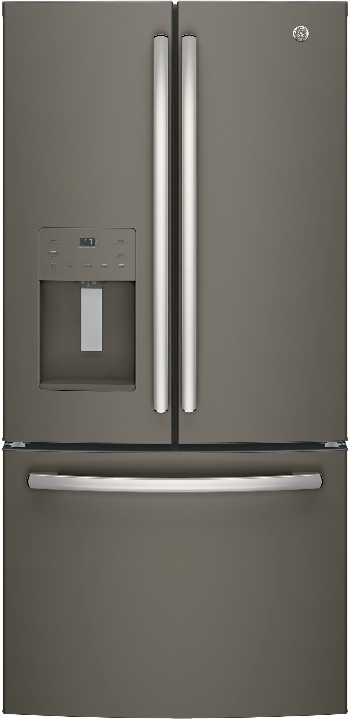 GE® 17.5 Cu. Ft. Counter Depth French Door Refrigerator-Slate