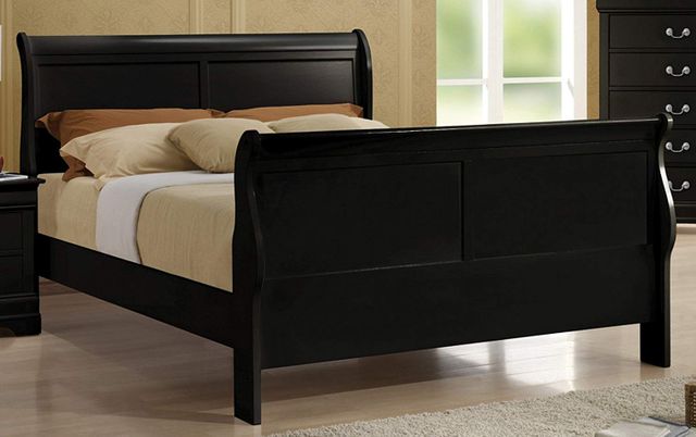 Coaster® Louis Philippe Black Full Sleigh Bed 1