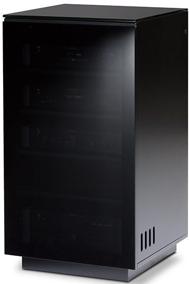 BDI Mirage™ 8222 Black Audio Tower 1