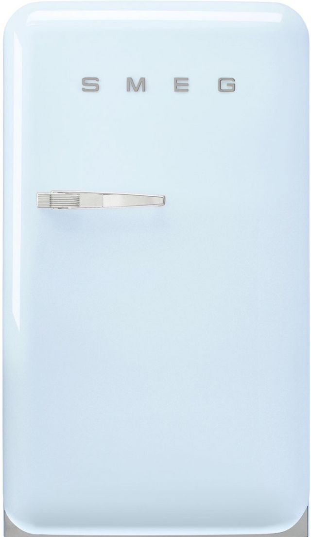 Smeg 4.5 Cu. Ft. Pastel Blue Compact Refrigerator, Fred's Appliance