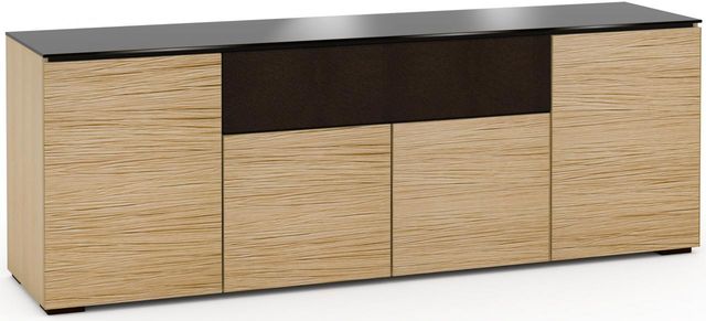 Salamander Designs® Denver 345 AV Cabinet-Textured Medium Walnut 1