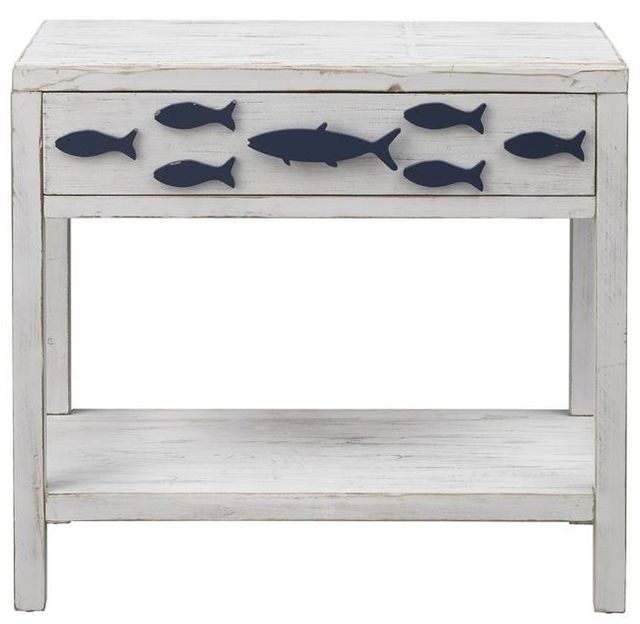 Coast2Coast Home™ Schools-Out Blue/White Accent Table 2