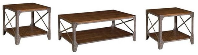 Signature Design by Ashley® Shairmore Rustic Brown End Table 3