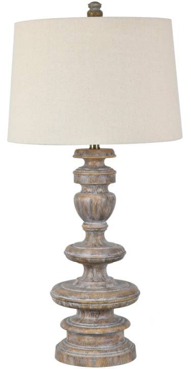 Crestview Collection Craftsman Beigelight Brown Balustrade Table Lamp Big Sandy Superstore 