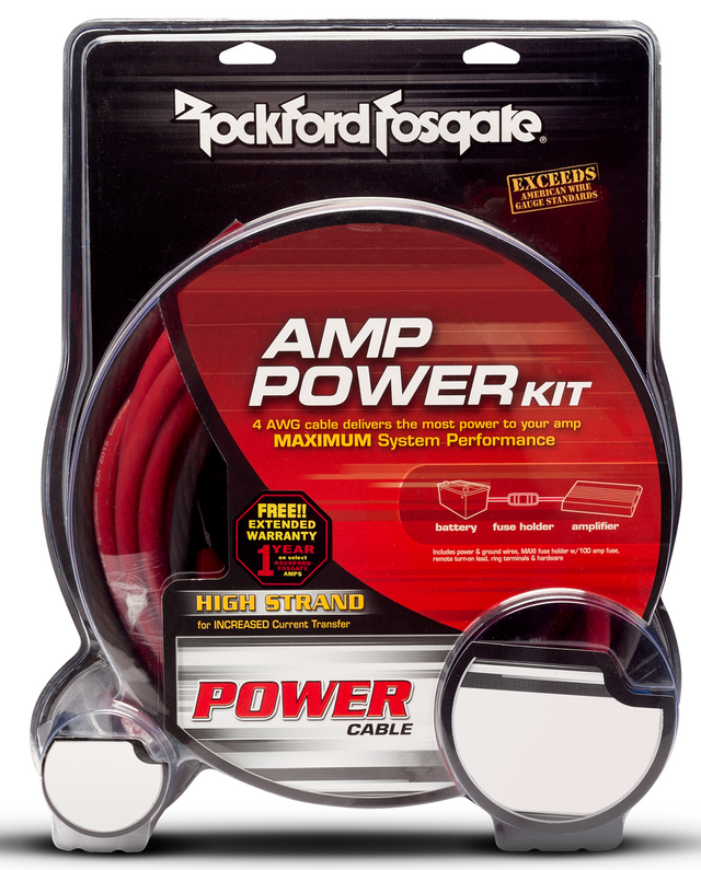Rockford Fosgate® 1/0 Power Installation Kit