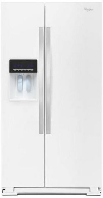 Whirlpool® 26.0 Cu. Ft. Side-By-Side Refrigerator-White Ice
