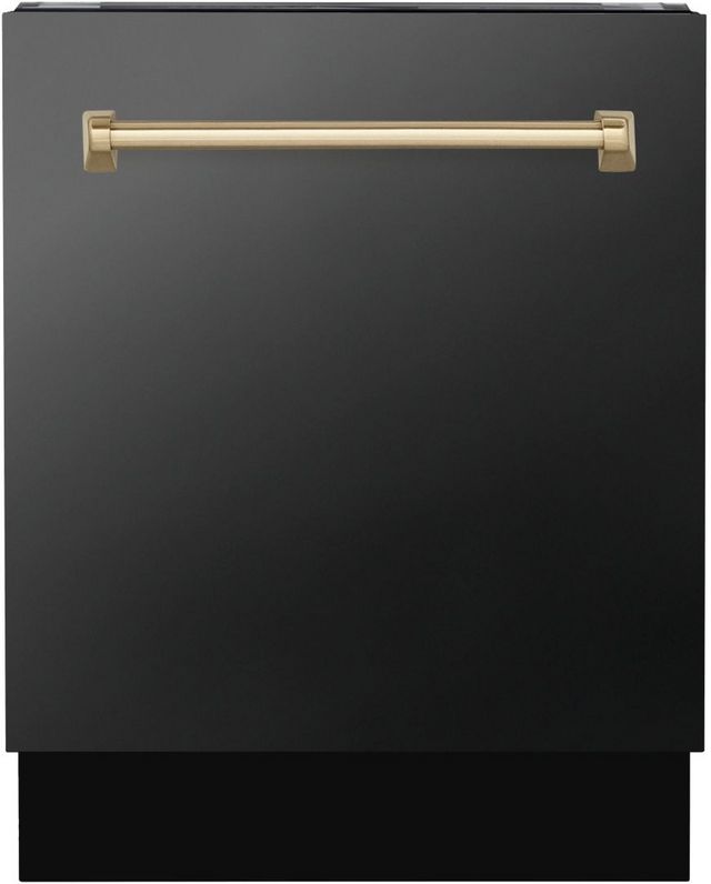 Zline Autograph Edition 24" Champagne Bronze Top Control Built in Dishwasher