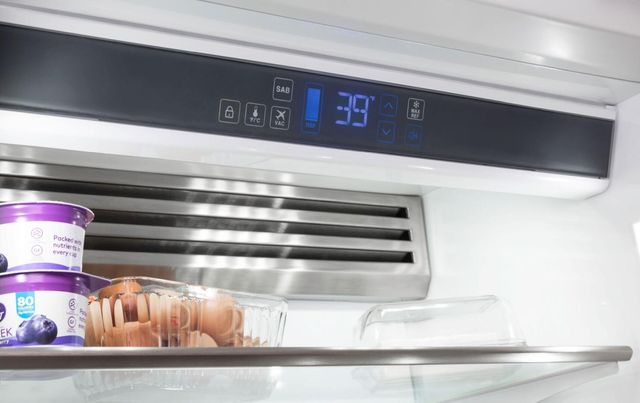 Viking® 7 Series 16.4 Cu. Ft. Vanilla Cream Fully Integrated Left Hinge All Refrigerator with 5/7 Series Panel 4