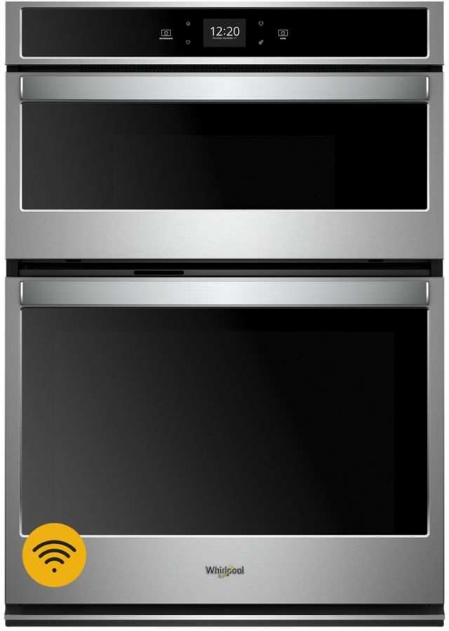 Whirlpool® 30" Stainless Steel Smart Combination Wall Oven-0