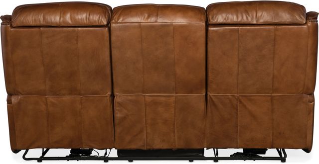 Hooker® Furniture SS Brown Emerson All Leather Power Recliner Sofa w/ Power Headrest-2