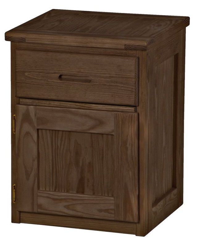 Crate Designs™ Furniture Brindle 30" Tall Nightstand with Lacquer Finish Top Only
