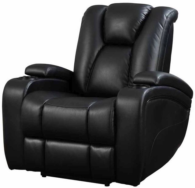 Coaster® Delange 3 Piece Black Power Reclining Living Room Set 3