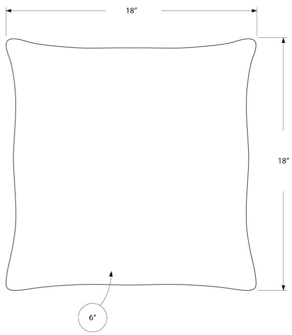 Monarch Specialties Inc. 2-Piece Tan 18x18 Pillow Set, Big Sandy  Superstore