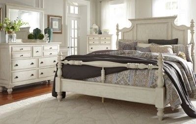Liberty High Country 4-Piece Antique White Bedroom Set-0
