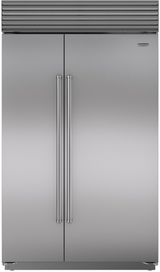 Sub-Zero® 28.9 Cu. Ft. Stainless Steel Built In Side By Side Refrigerator-BI-48S/S/PH