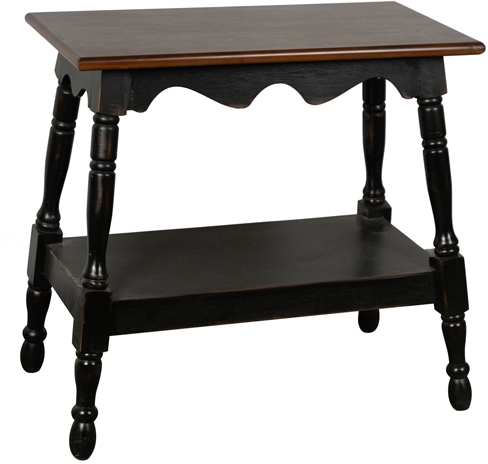 Crestview Collection Element Black Side Table