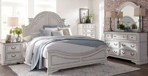Liberty Magnolia Manor 5-Piece Antique White King Bedroom Set