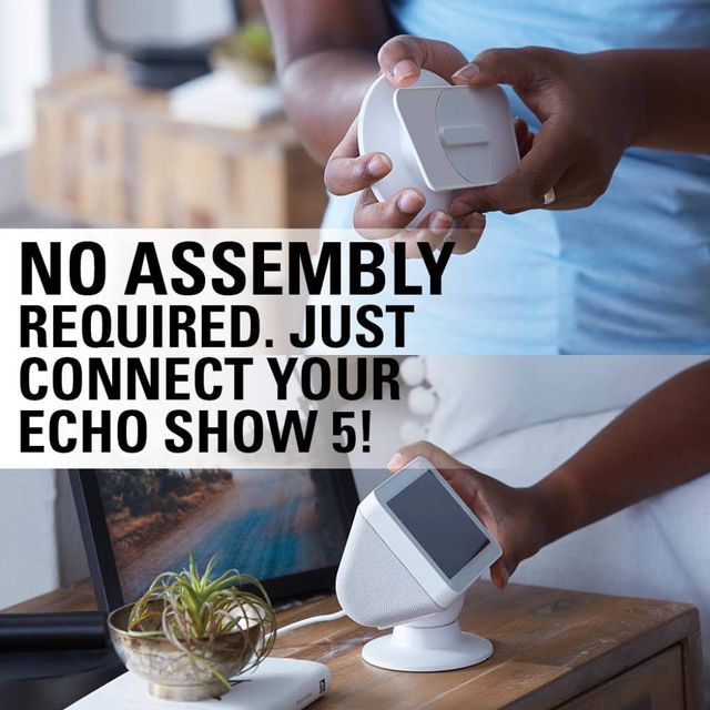 Sanus® White Amazon Echo Show 5 Stand 3