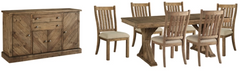 Signature Design by Ashley® Grindleburg 8-Piece Brown Dining Set