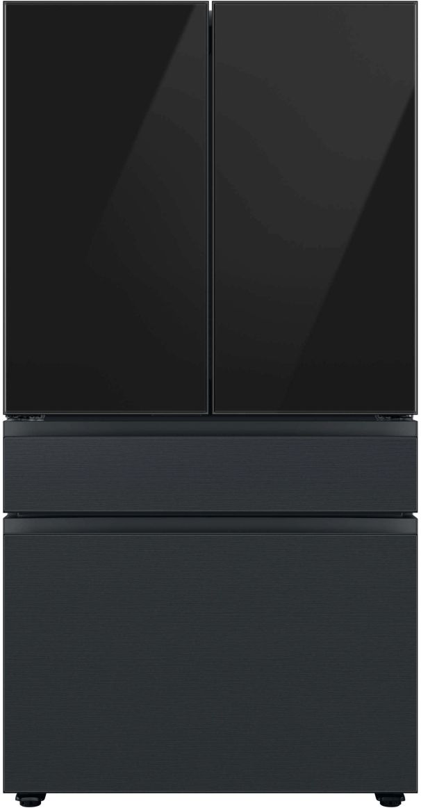 Samsung Bespoke 36" Matte Black Steel French Door Refrigerator Middle Panel 2