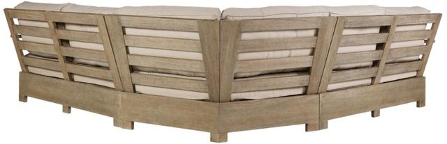 Signature Design by Ashley® Silo Point 3-Piece Brown Outdoor Sectional-1