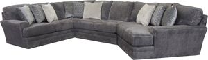 iAmerica Furniture Hercules Smoke 3 Piece Sectional Sofa