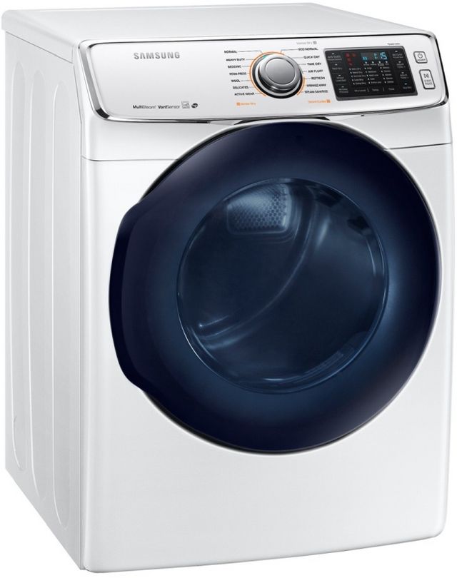 Samsung 7.5 Cu. Ft. White Front Load Electric Dryer 10