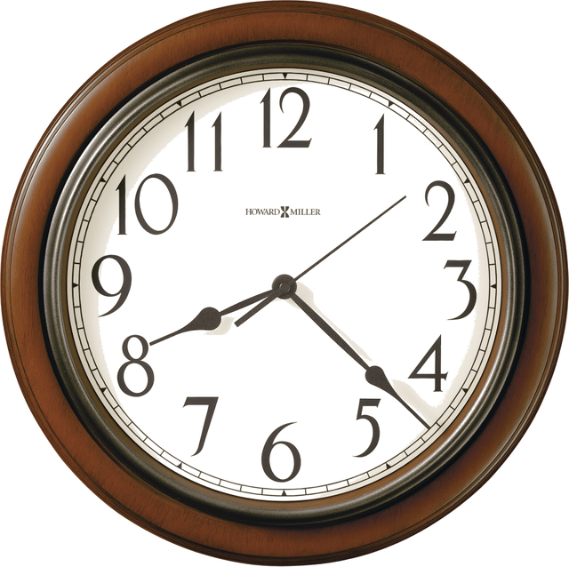 Howard Miller® Kalvin Medium-Brown Cherry Wall Clock