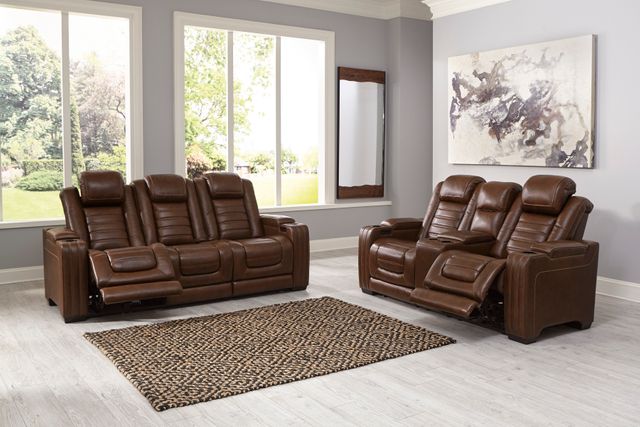backtrack power leather reclining sofa