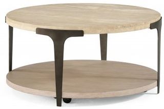 Flexsteel® Omni Antique Bronze/Natural Light Round Coffee Table