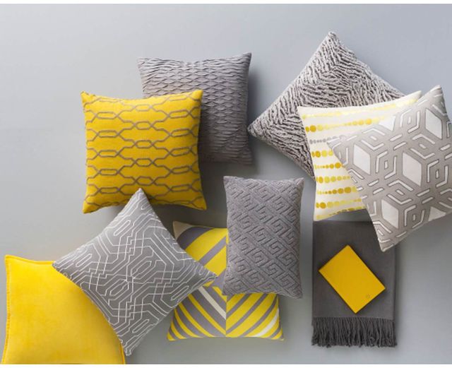 Surya Cotton Velvet Mustard 22"x22" Pillow Shell with Polyester Insert-3