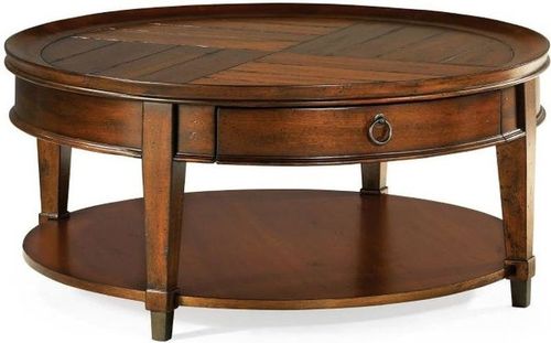 Hammary® Sunset Valley Brown Round Cocktail Table