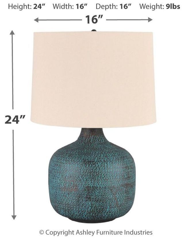 Signature Design by Ashley® Malthace Patina Table Lamp 1