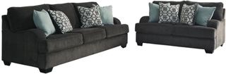 Benchcraft® Charenton 2-Piece Charcoal Living Room Set